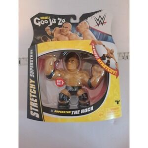 THE ROCK HEROES OF GOO JIT  ZU WWE STRECTHY  SUPERSTAR " THE  ROCK "